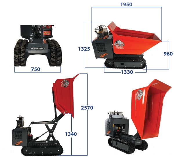 Slanetrac HT1000S Kettendumper